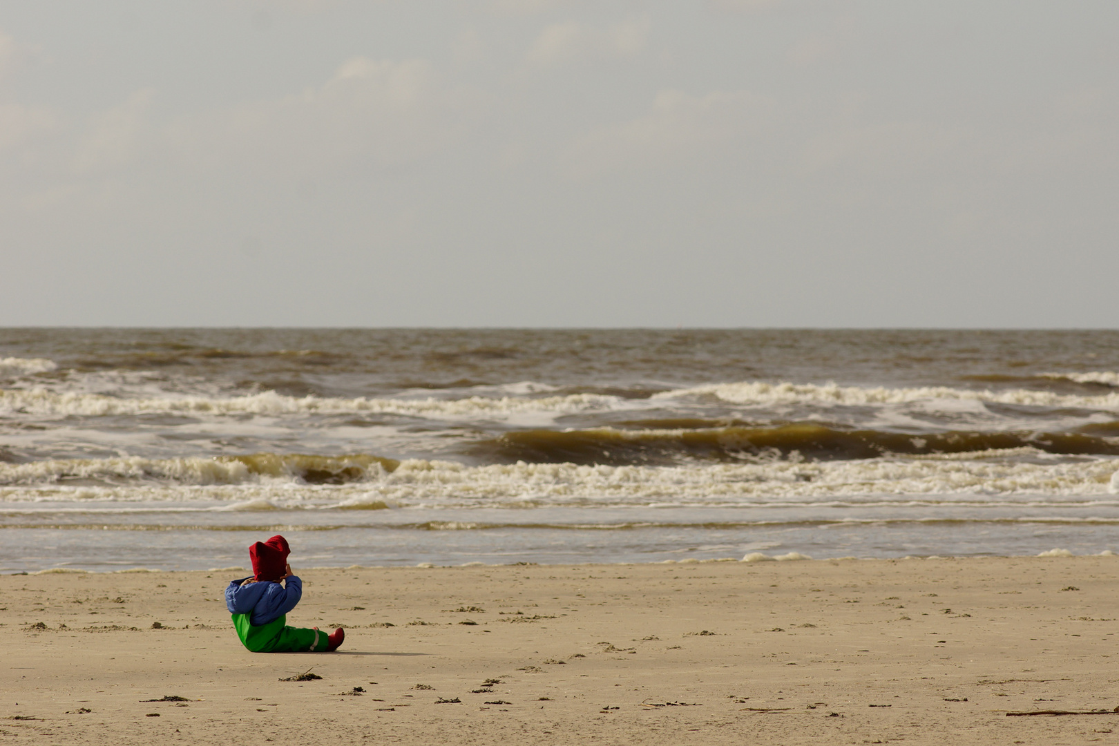 Der kleine Mann und das Meer