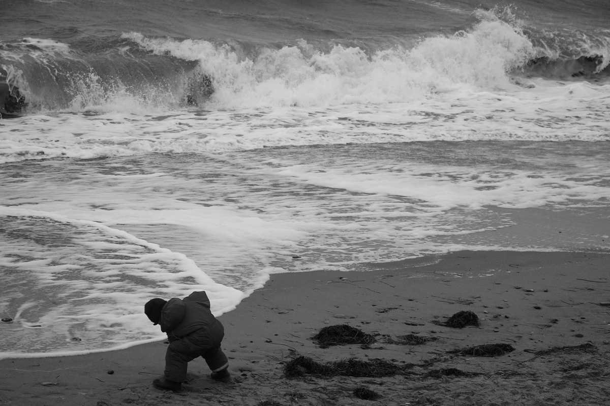 der kleine Mann und das meer