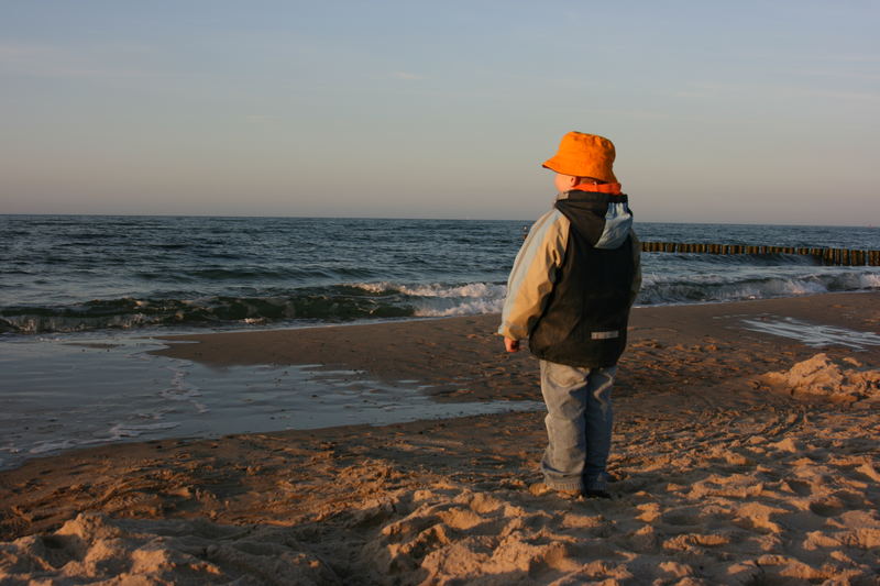 Der kleine Mann und das Meer