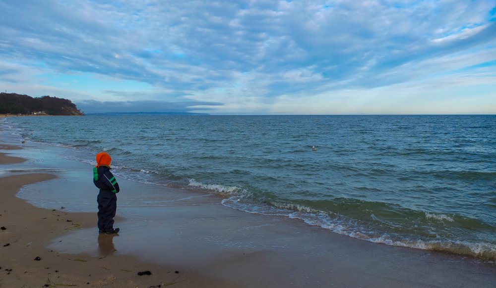 Der kleine Mann und das Meer