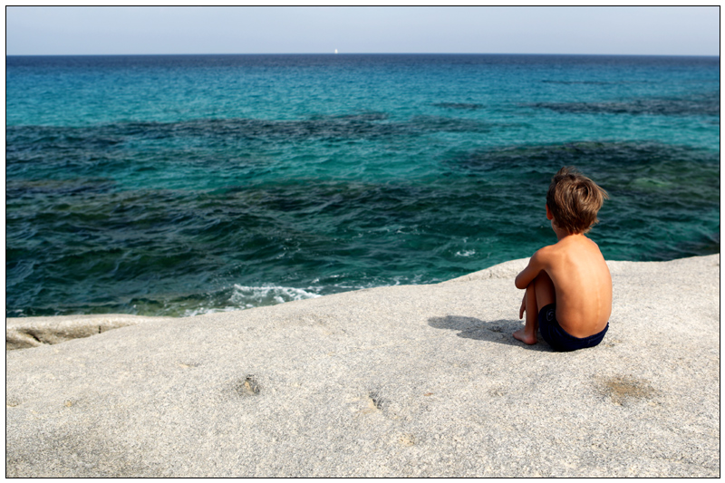 Der kleine Mann und das Meer