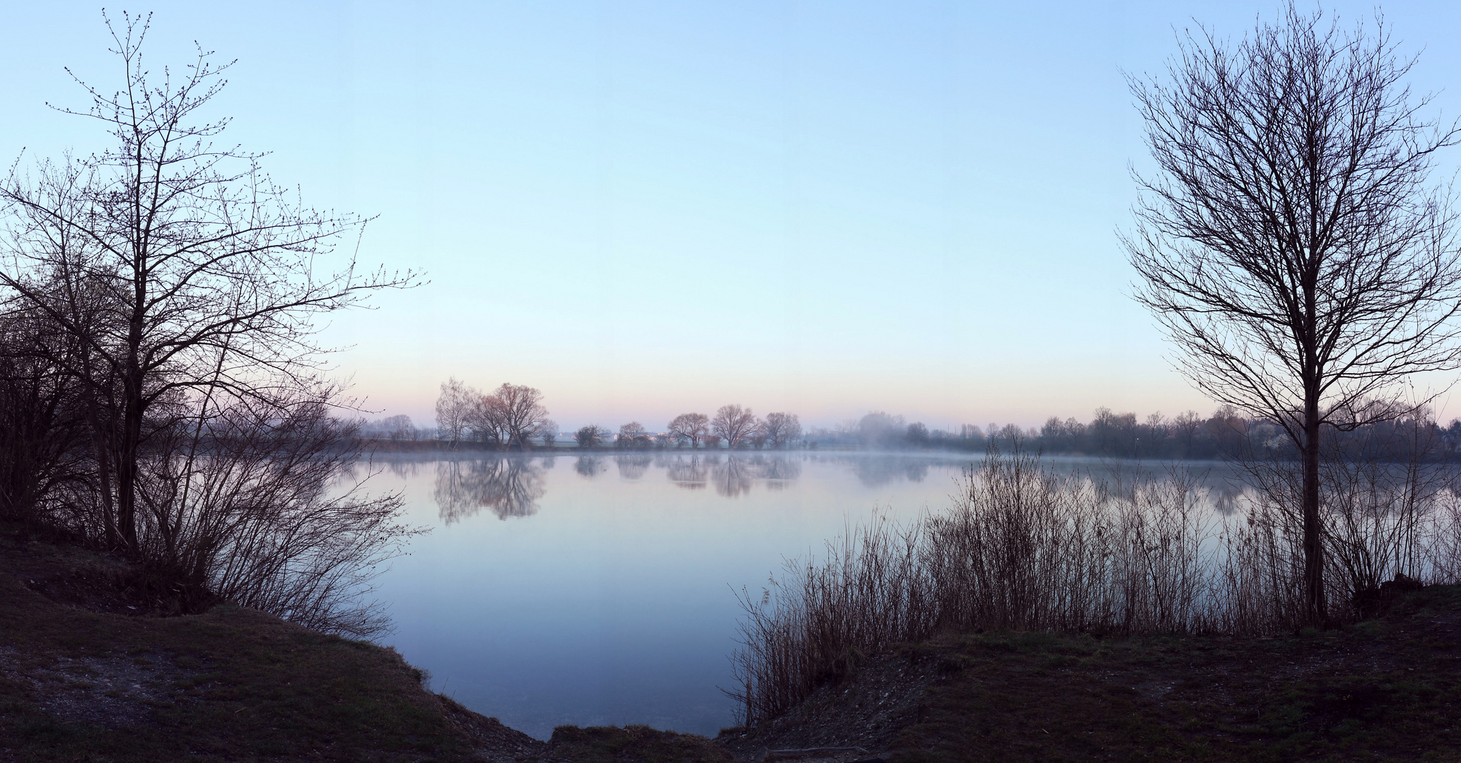 Der Kleine Olchinger See am Morgen