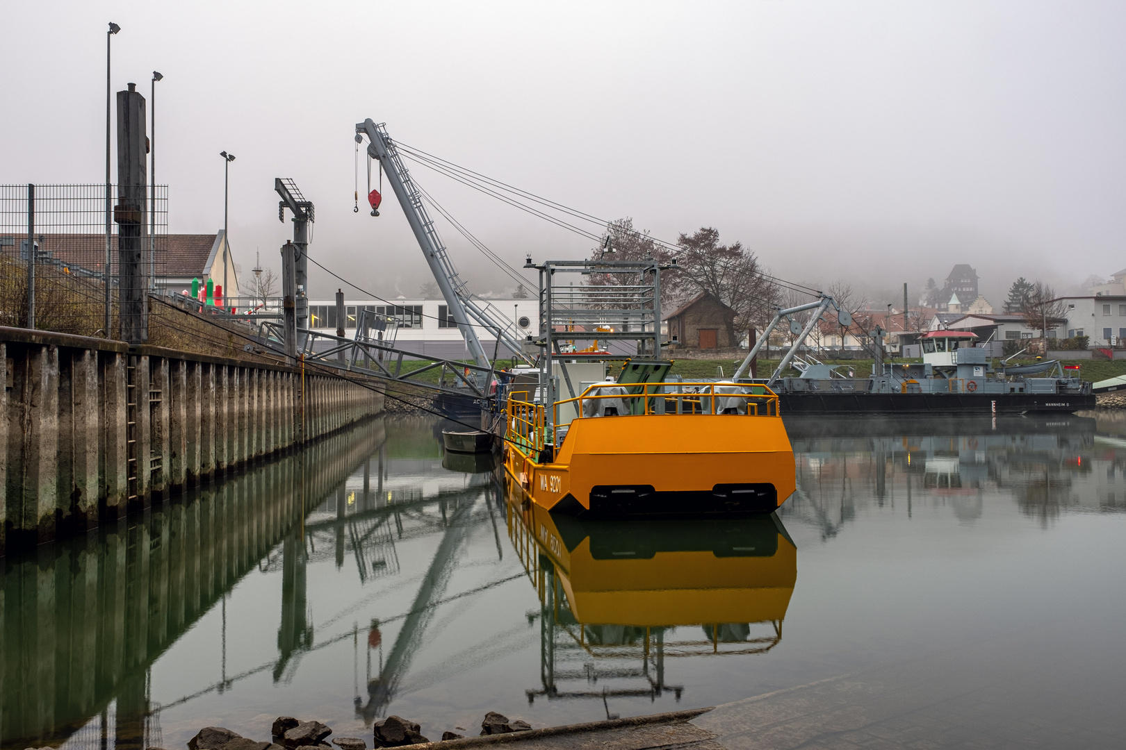 Der kleine Oppenheimer Hafen