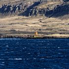 der kleine orange Leuchtturm