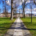 Der "Kleine Park" in Swidwin, Westpommern, früher: Schivelbein