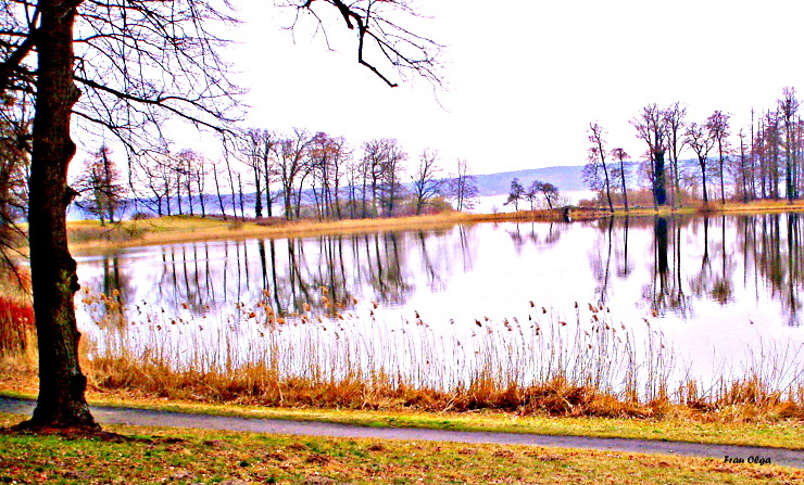 Der kleine See neben der Havel