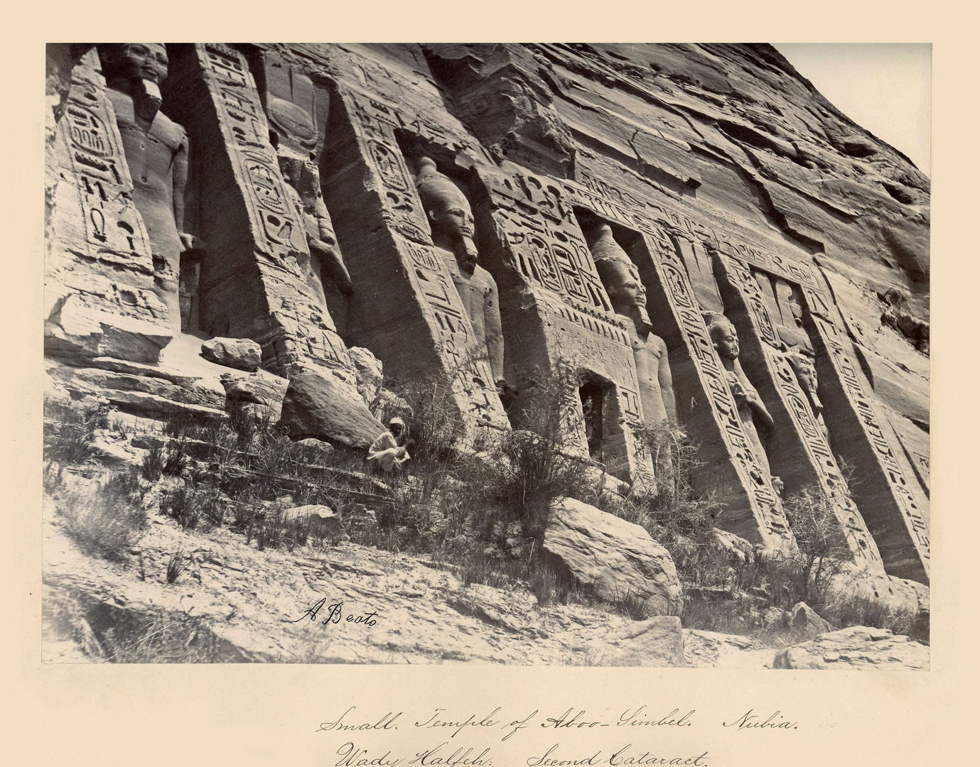 Der kleine Tempel von Abu Simbel