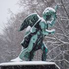 Der Kleistpark im März-Winter