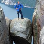 Der Klemmblock am Kjerag