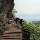 Der Klettersteig Sentier des Roches ist einer gefährlichsten und eindrucksvollsten...