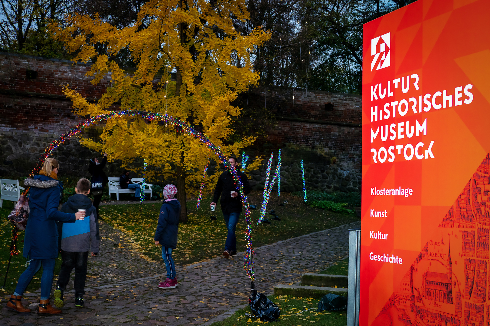 Der Klostergarten in Rostock