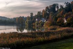 Der Klostersee in der Abendsonne