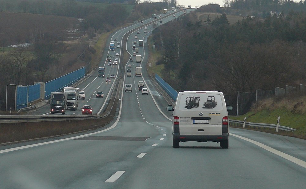 Der Knick in der Autobahn