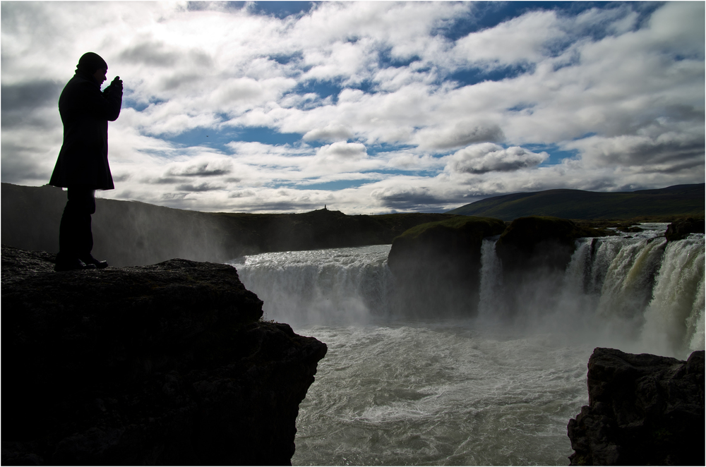 Der Knipser am Godafoss