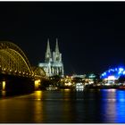 Der Kölner Dom am Abend