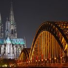 der Kölner Dom bei Nacht Bild Nr.1