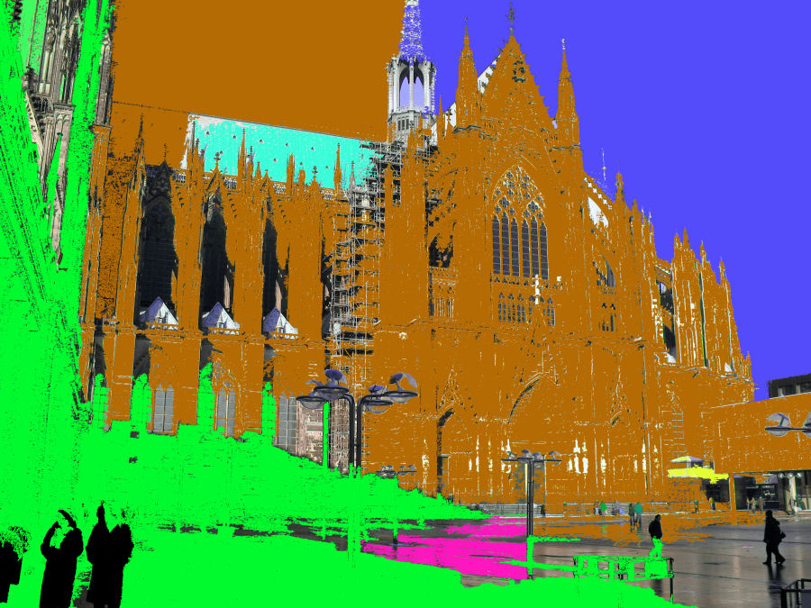 Der Kölner Dom in Pop-Art