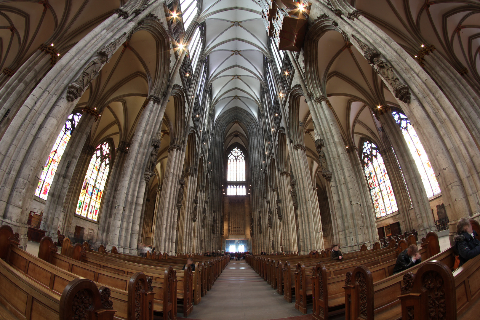 Der Kölner Dom mit einem anderen Auge...einem Fischauge