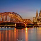 Der Kölner Dom und die Hohenzollernbrücke