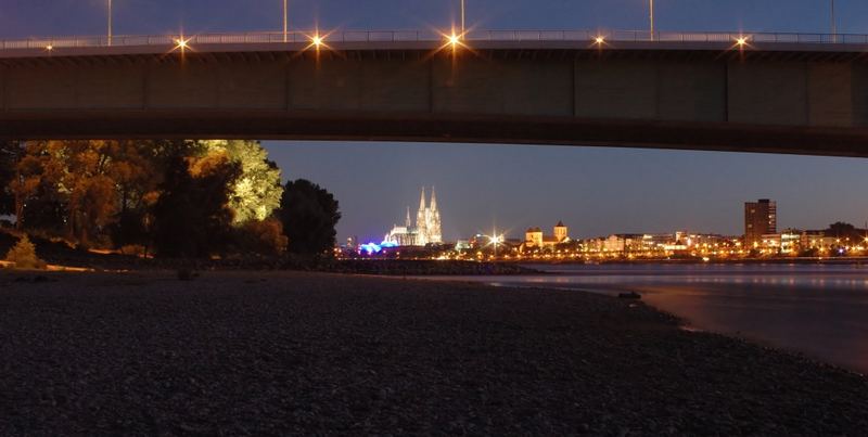 Der Koelner Dom und die Promenade