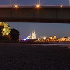 Der Koelner Dom und die Promenade