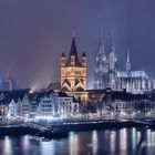 Der Kölner Dom von der Deutzer Brücke