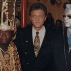 Der König von Hohoe Ghana und Klaus-Dieter Schmidt bei einer Benefiz Gala