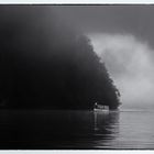 Der Königsee im Morgennebel