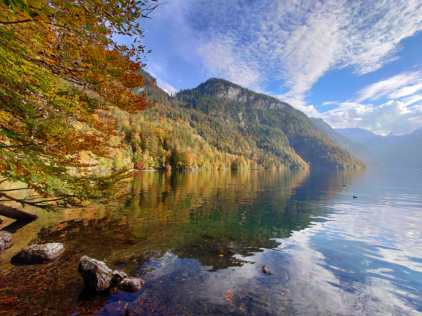 Der Königssee am späten Nachmittag