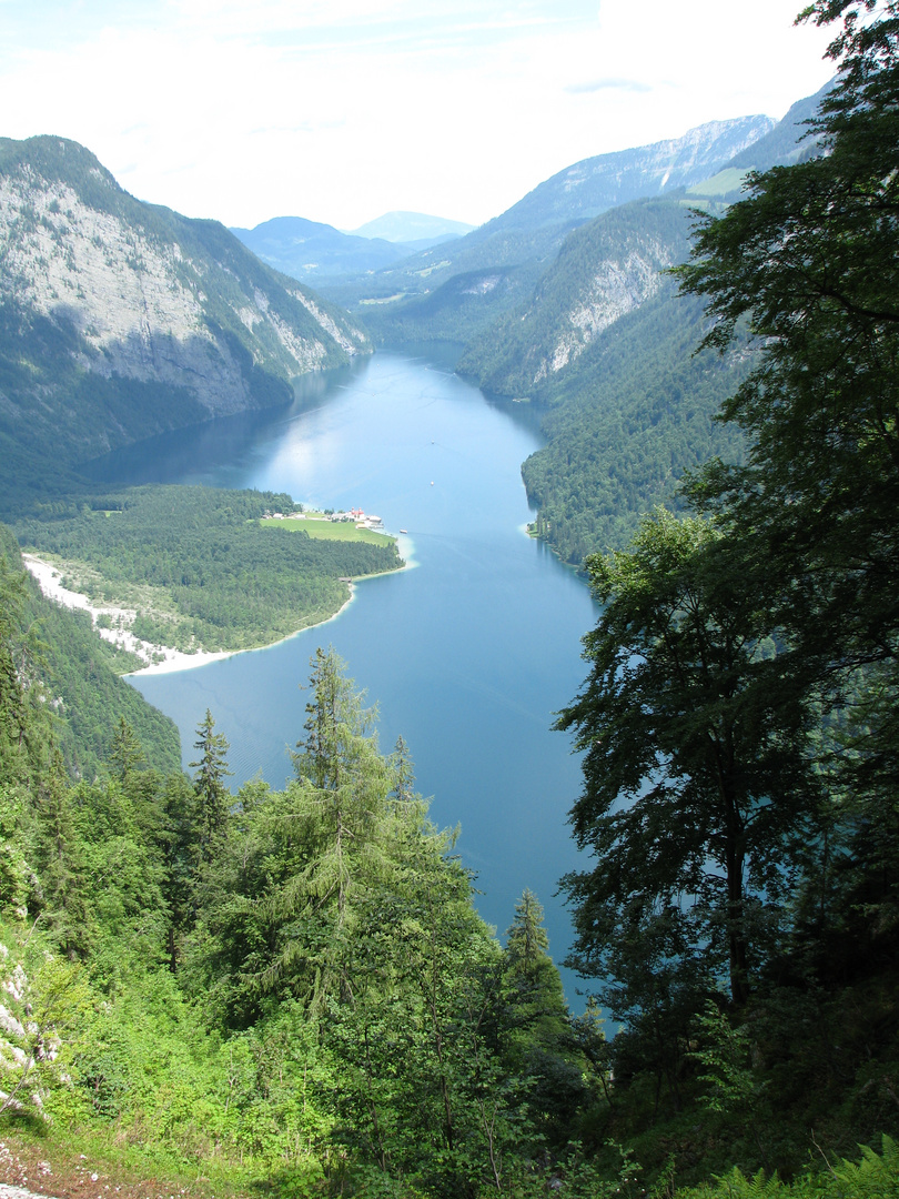 Der Königssee im Berchtesgadener Land