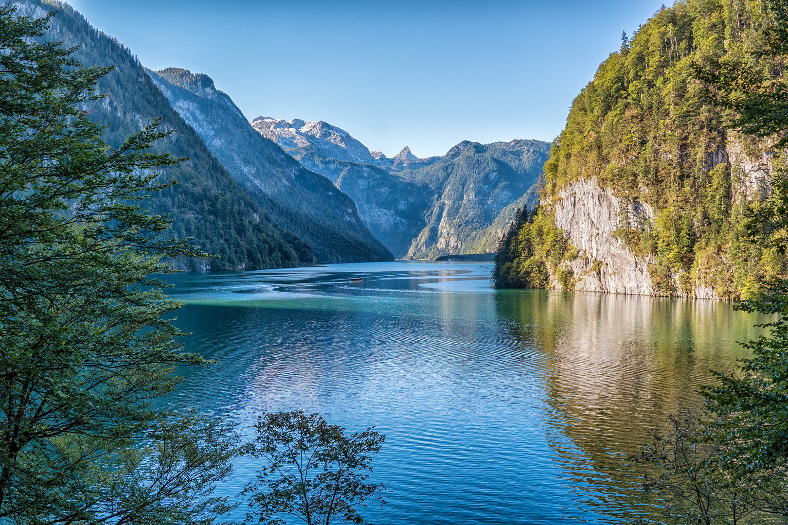 DER KÖNIGSSEE IM BERCHTESGADENER LAND - SEPTEMBER 2018