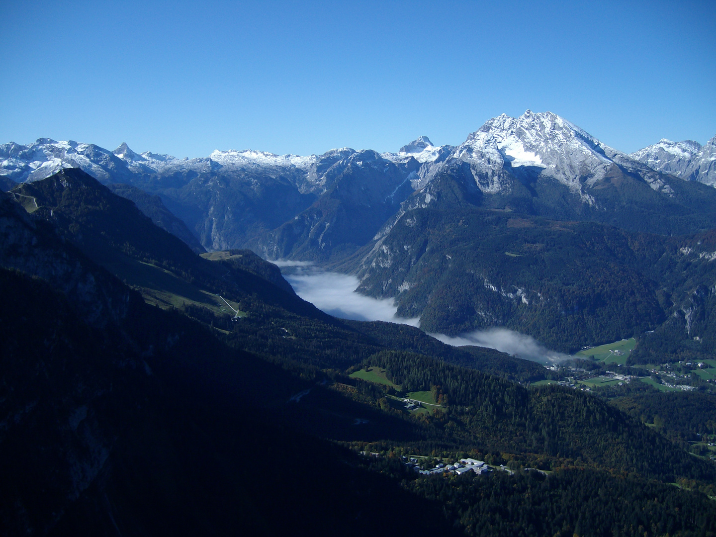 Der Königssee im Nebel