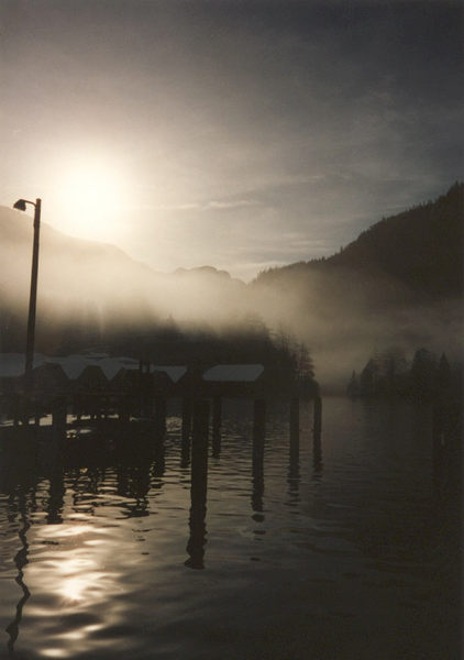 Der Königssee im Nebel