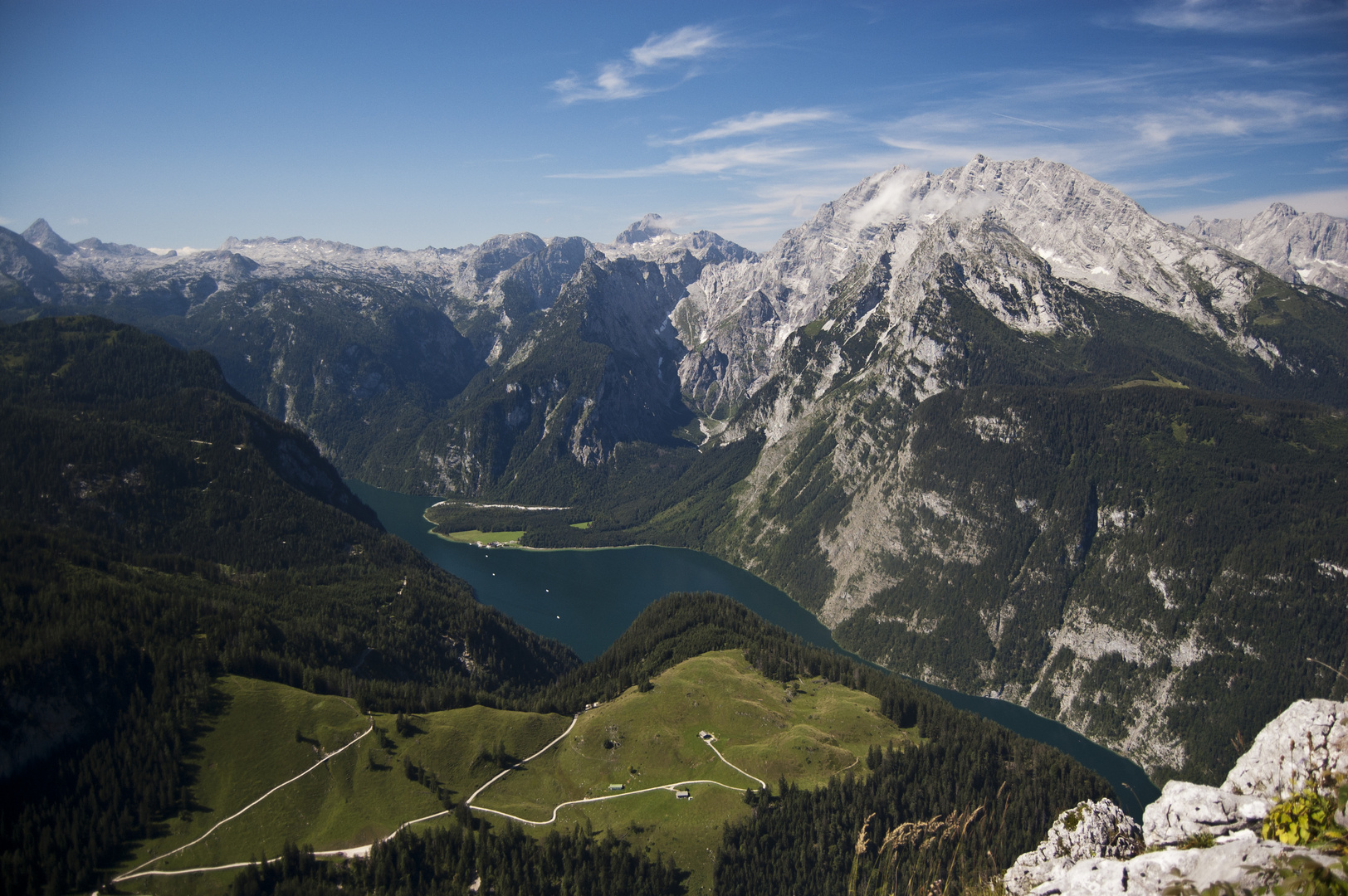 Der Königssee vom Jenner aus betrachtet