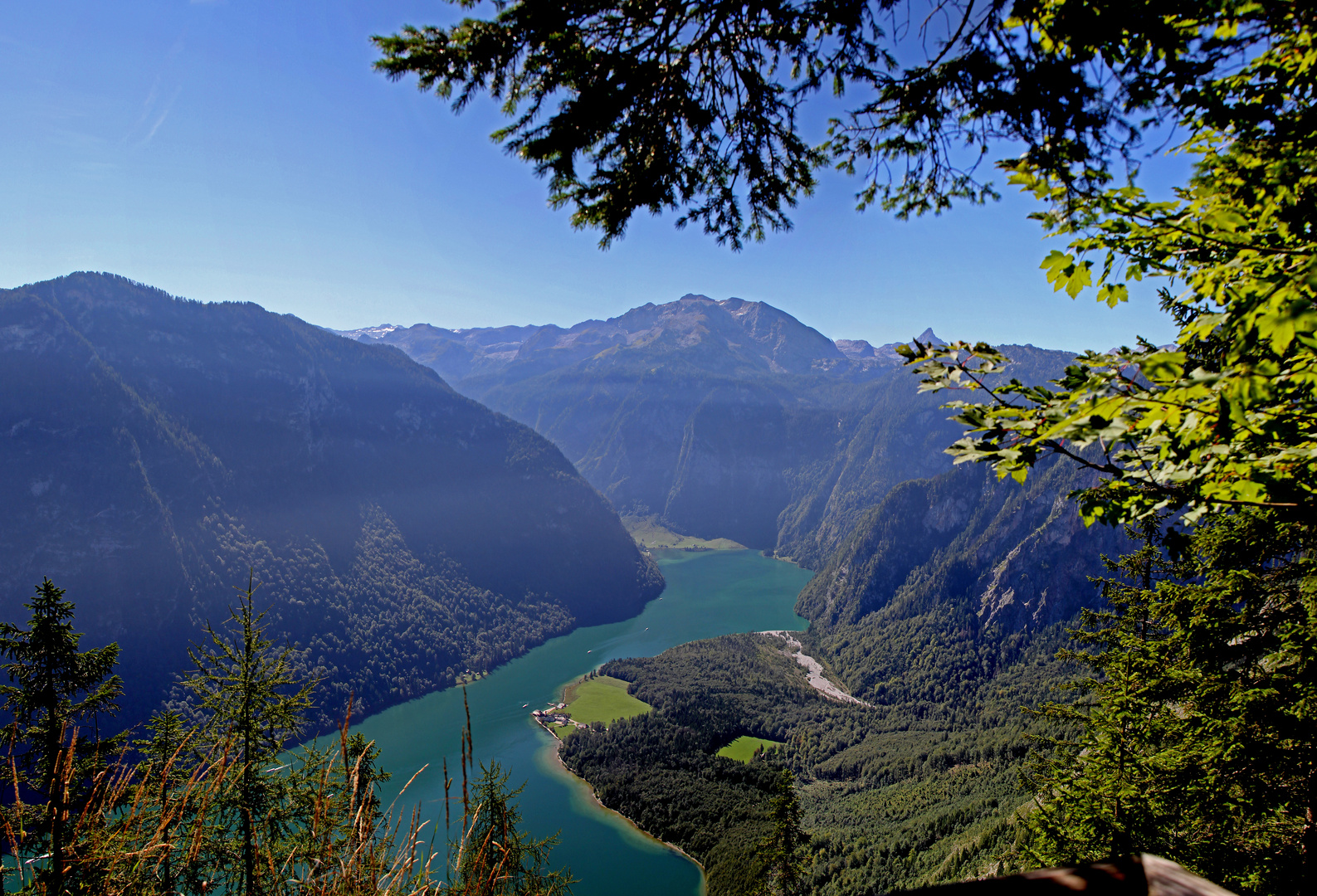 Der Königssee von der Archenkanzel