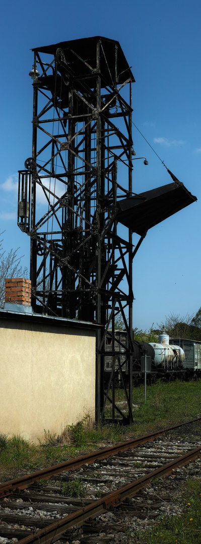 Der Kohlenaufzug im Heizhaus Strasshof