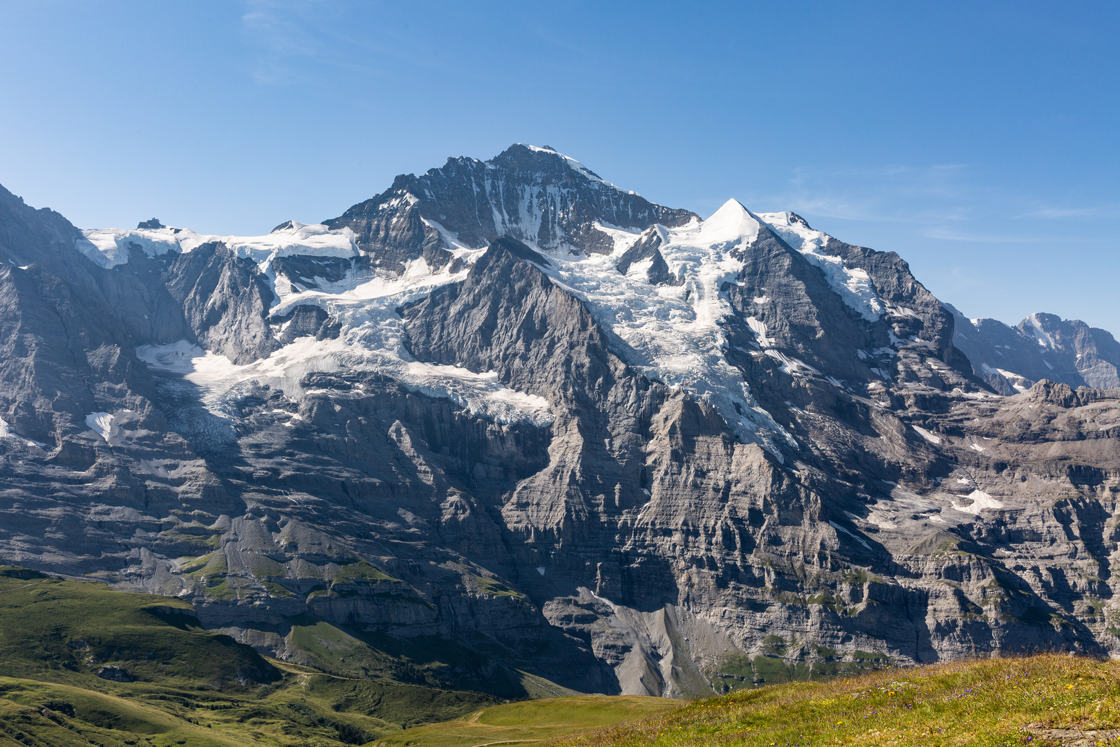 Der Koloss Jungfrau (4158 m.ü.M.)