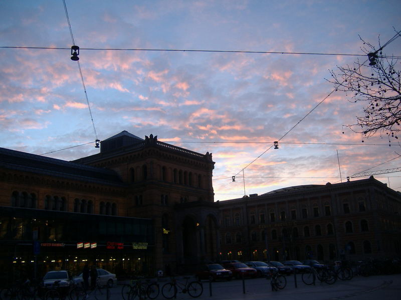 der kommende Sonnenaufgang