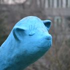 Der Kopf der "Blauen Katze" in Kassel