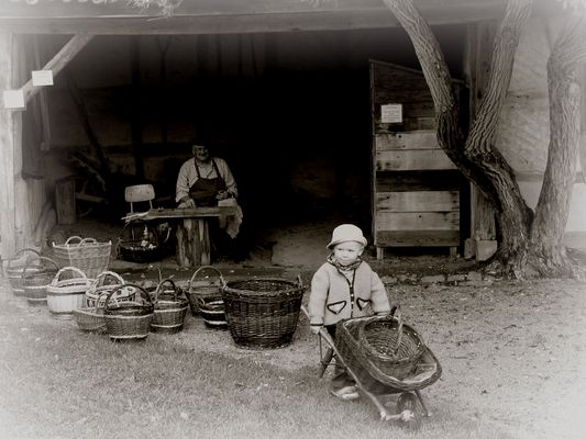 Der Korbflechter...