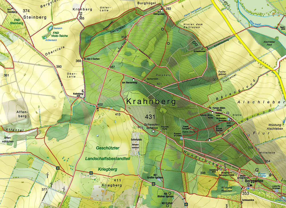 Der Krahnberg, ein wunderbares Gebiet zum Fotografieren