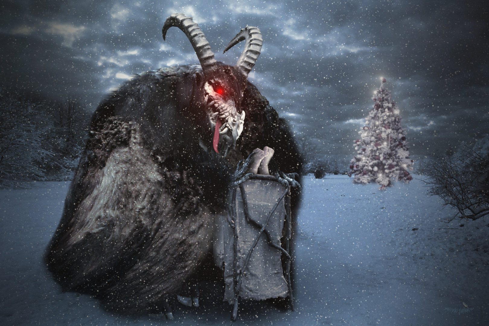 Der Krampus Foto & Bild weihnachten, composing, digiart Bilder auf