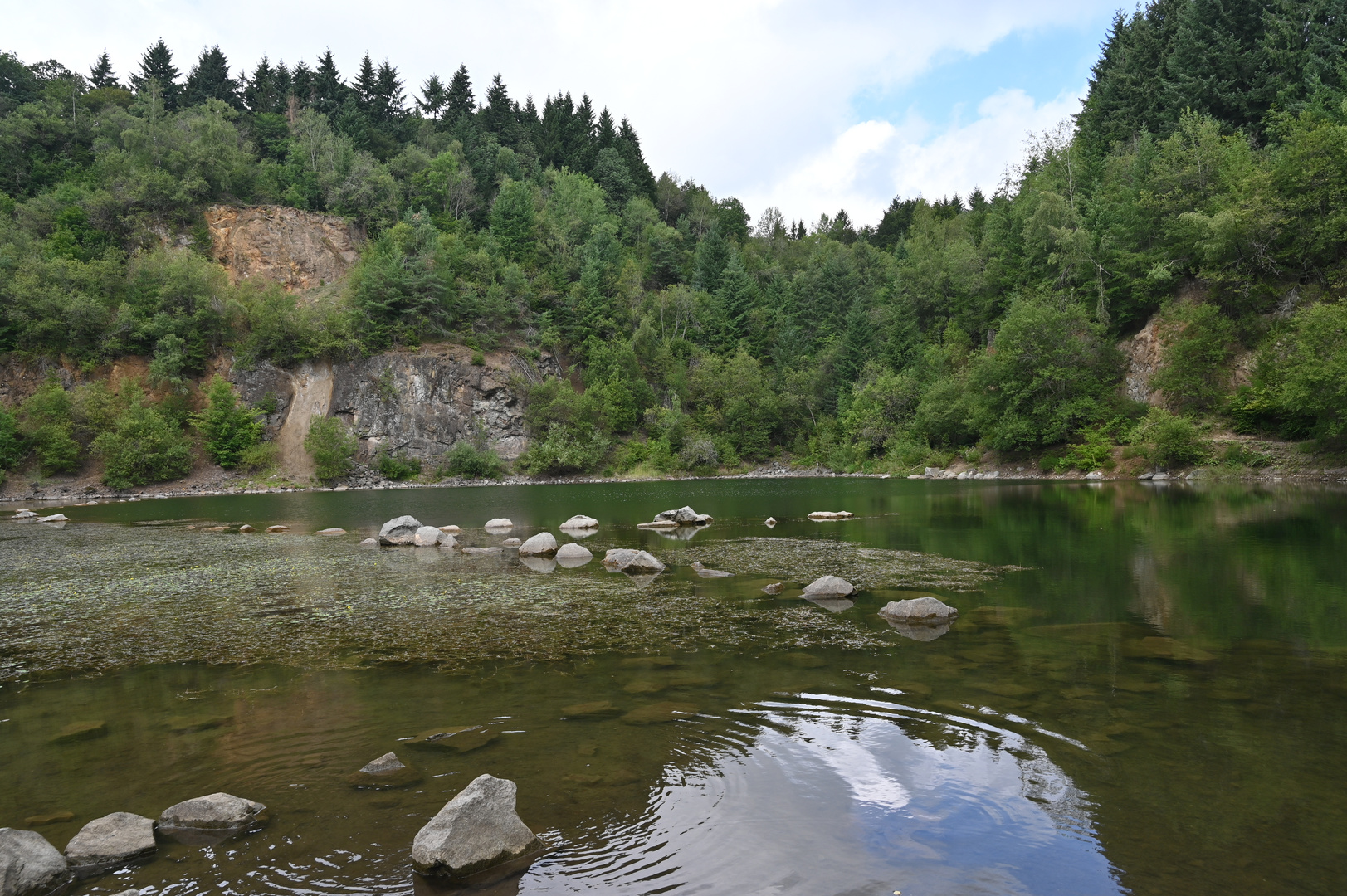 Der Kratersee im Odenwald