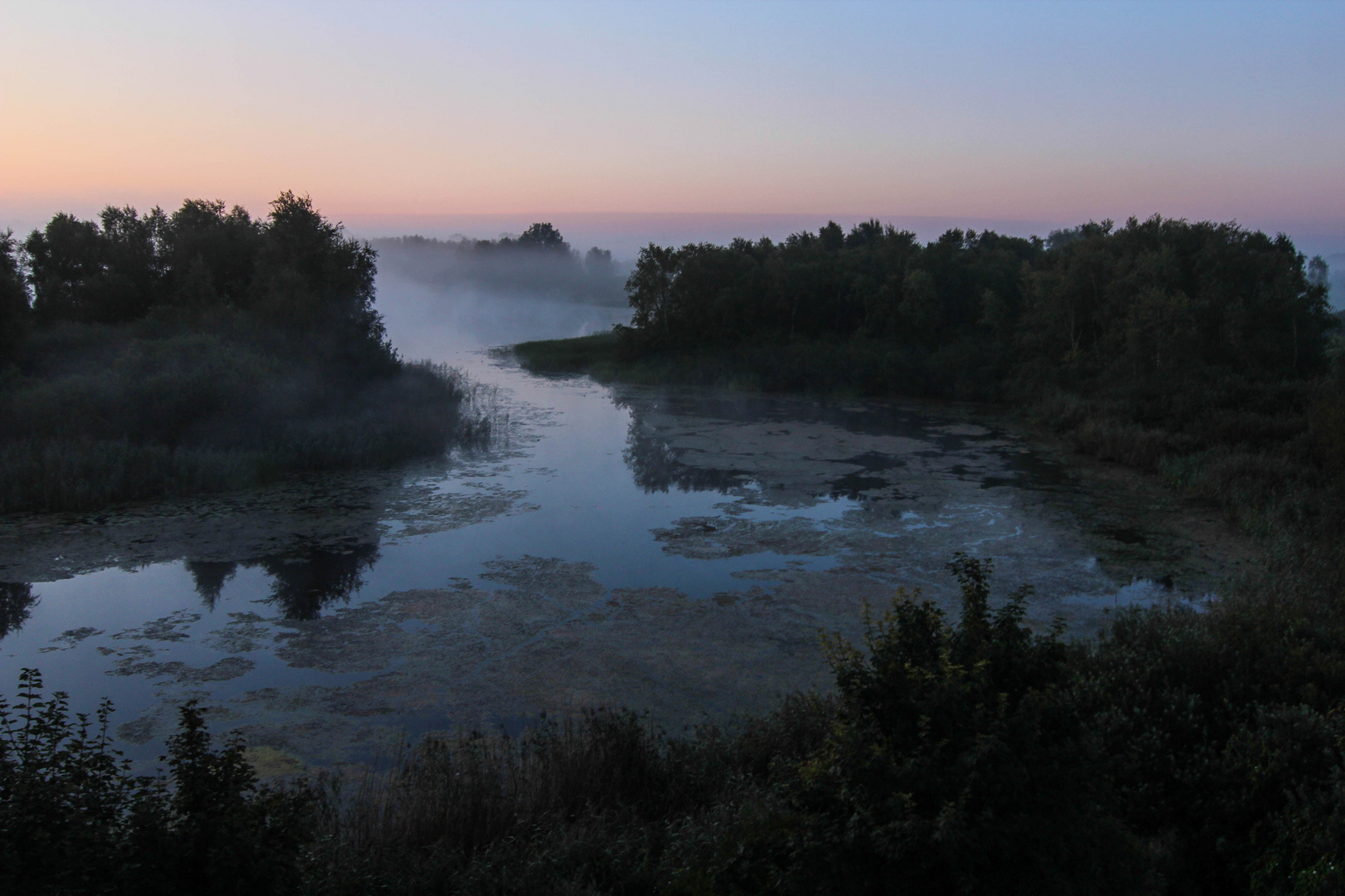 Der Krebssee am Morgen