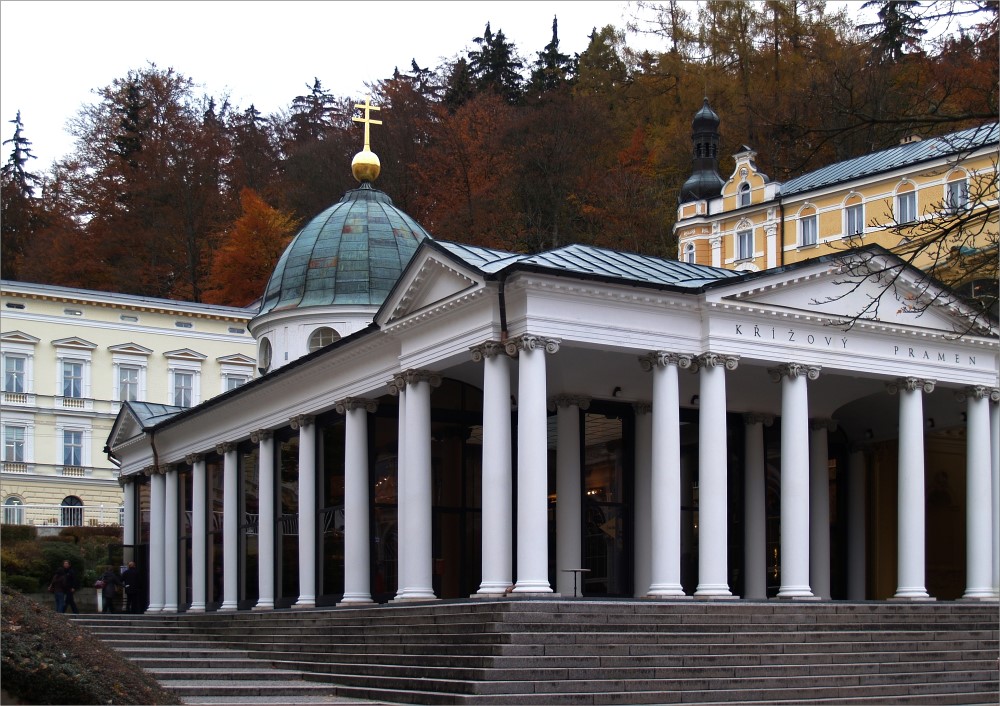 Der Kreuzbrunnen in Marienbad