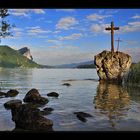 Der Kreuzstein im Mondsee