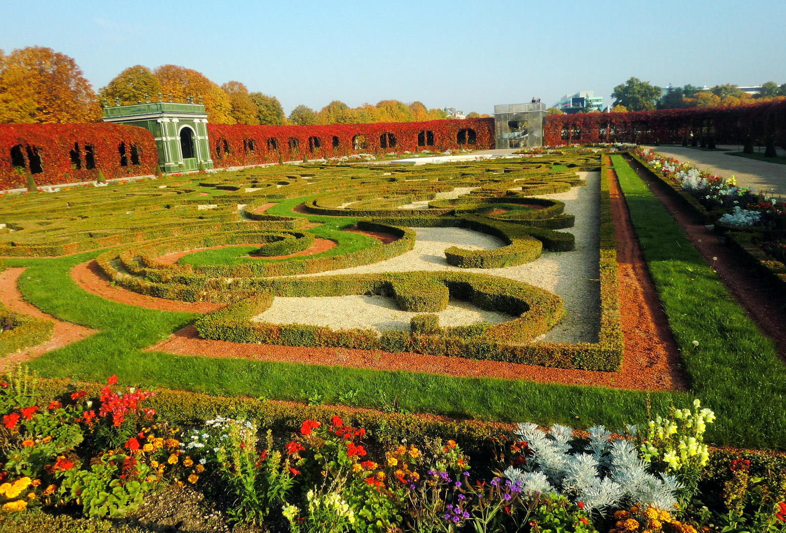 Der Kronprinzengarten in Wien...