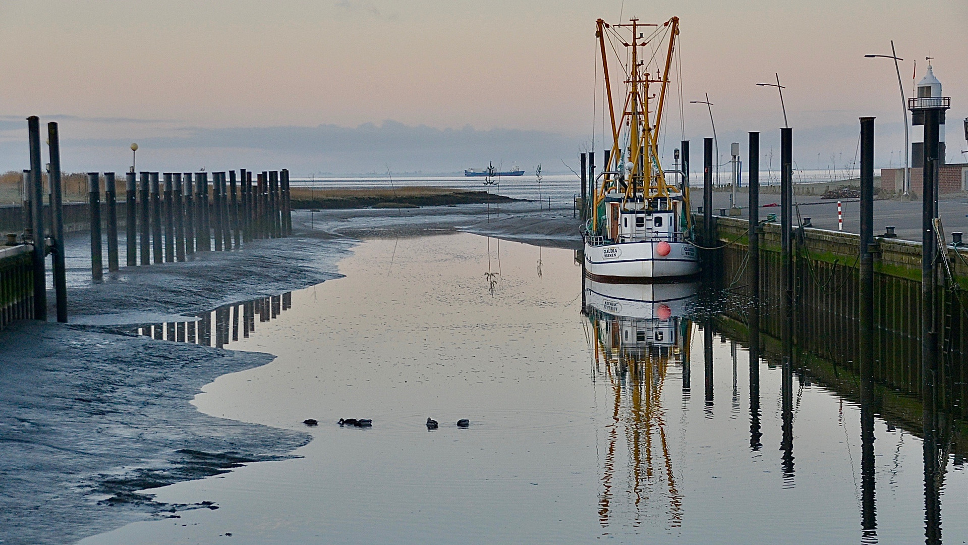 Der Kutterhafen in Wremen ist immer schön