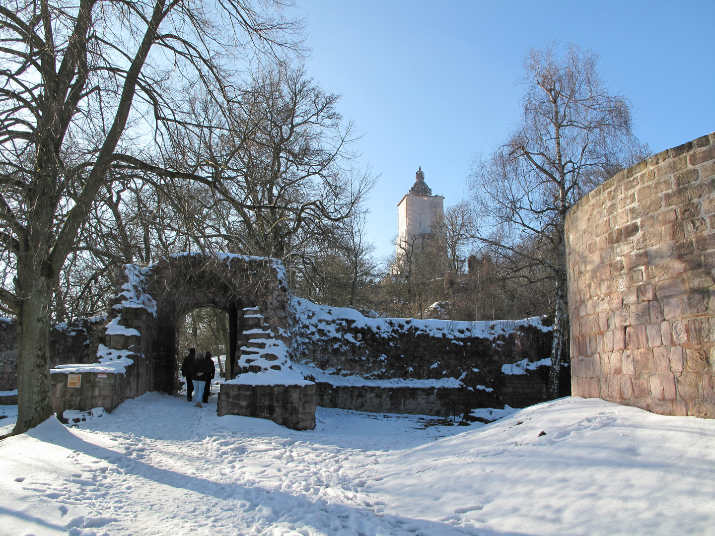 Der Kyffhäuser im Winter 2013