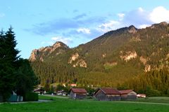 Der Laber in Oberammergau bei Sonnenuntergang…